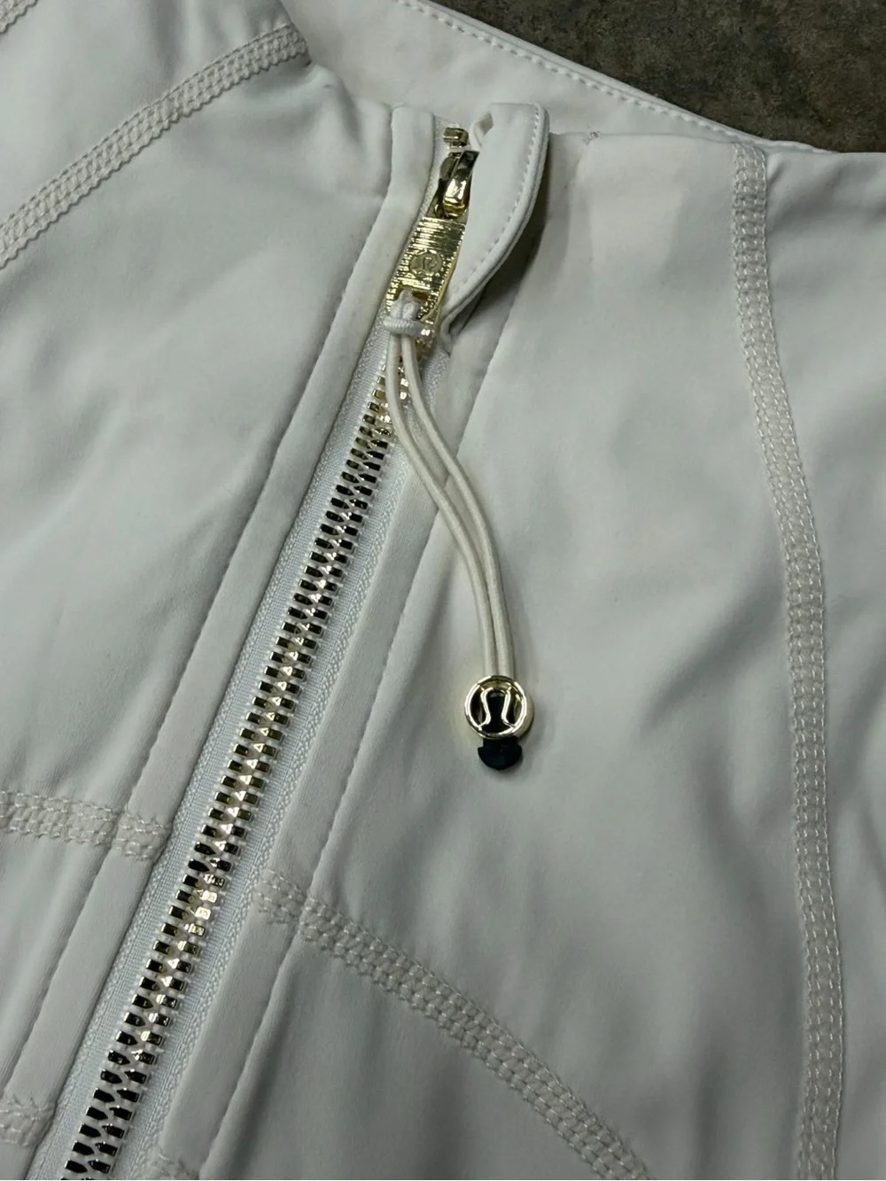 lululemon athletica White Track Jacket & Jogger Set